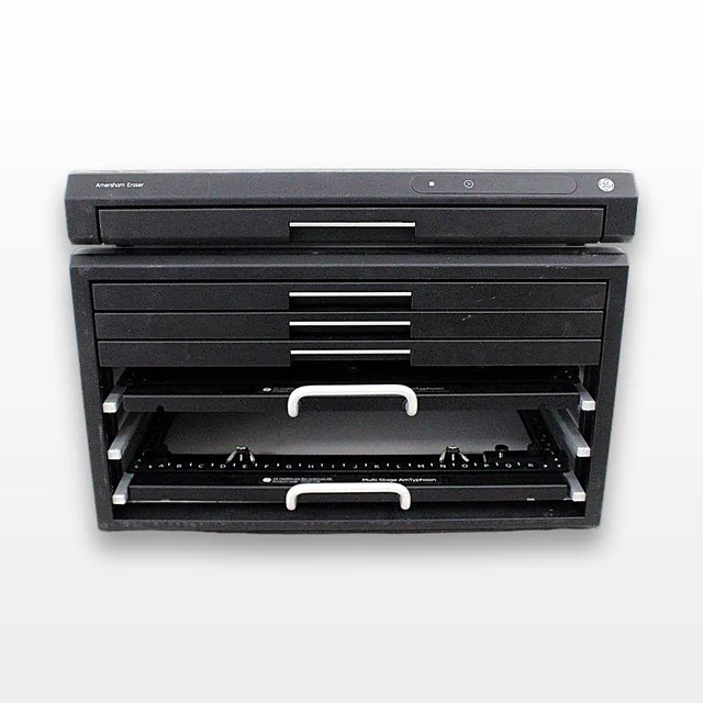 GE Healthcare Amersham Eraser Bio-Sciences Equipment with Accessory Cabinet