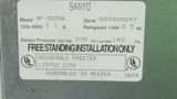 Sanyo HF-5020W Household Freezer Cold Storage -20C 120V