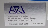 ARI Gryphon Wash Pump with MasterFlex L/S Head Model 07516-00