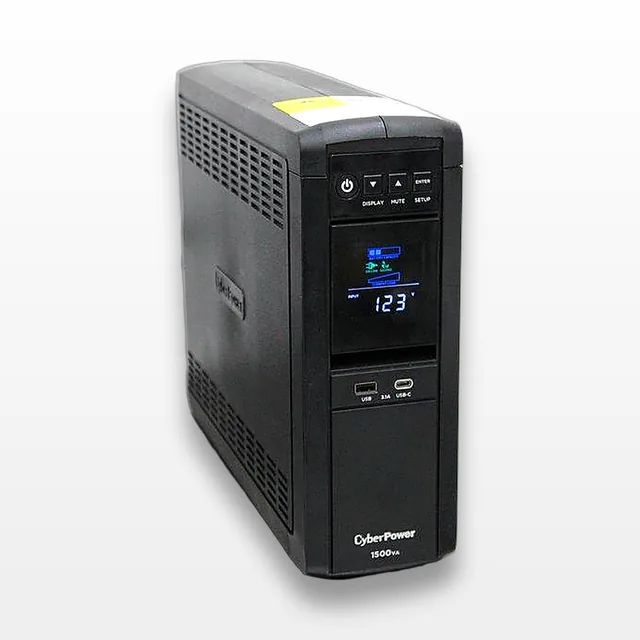 CyberPower CP1500PFCLCDa Battery Backup UPS, 120V 1500VA, VG Condition