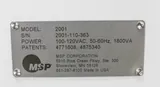 MSP Corporation 2001 Cleanroom Fogger for Ultrapure Non-Contaminating Fog