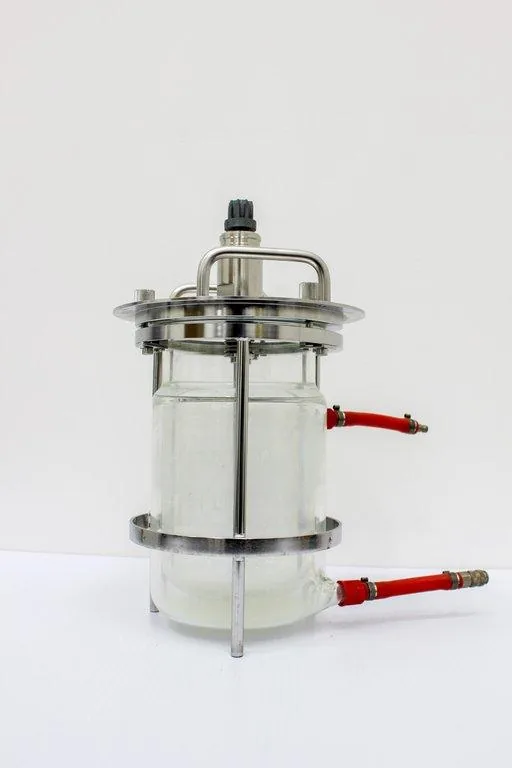 Sartorius Stedim Bioreactor Fermentation 1.5L Glass Vessel Used
