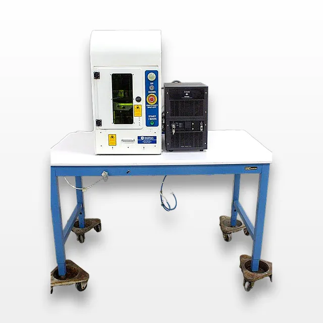 Keyence/Exatron MD-V9920FA Laser Marker with Enclosure, High-Speed 3-Axis YVO4