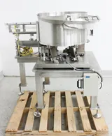Custom Vibratory Bowl Feeder System Good Condition Without Testing