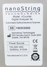 NanoString nCounter Digital Analyzer 5s Epifluorescence Scanner - Automated Precision