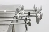 N/A Misc Stirrer Impellers Lab Mixer Shafts Stainless Steel Set of 5