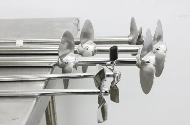 N/A Misc Stirrer Impellers Lab Mixer Shafts Stainless Steel Set of 5