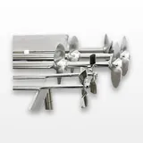N/A Misc Stirrer Impellers Lab Mixer Shafts Stainless Steel Set of 5