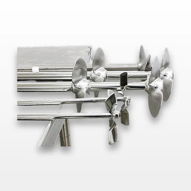 N/A Misc Stirrer Impellers Lab Mixer Shafts Stainless Steel Set of 5
