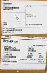 ABB ACH580-PCR-034A-4 AC Drive 25HP 480V HVAC Fan Pump Chiller
