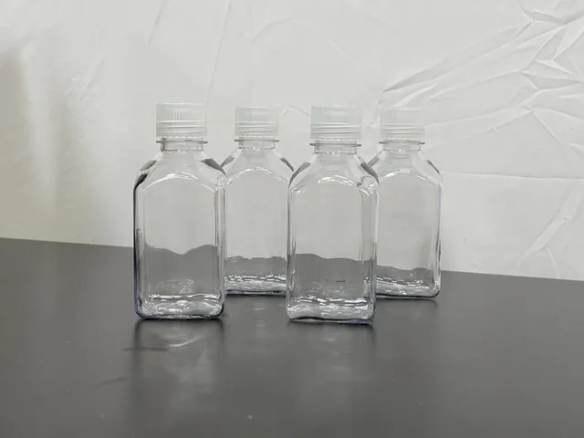 ThermoScientific 2015-0500 Narrow-Mouth Square Bottle PC 500 mL Pack of 4