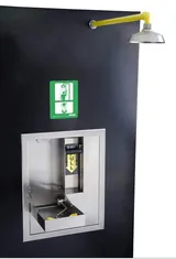 Acorn Safety S2260-PAN-RA Recessed Combo Eye-Face Wash & Horizontal Shower