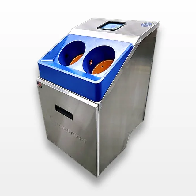 Meritech CleanTech 500EZ Automated Handwashing Station, Stainless Steel, Wall-Mount
