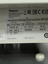 Thermo Scientific HeraTherm IMP180 Refrigerated Incubator 5-70C