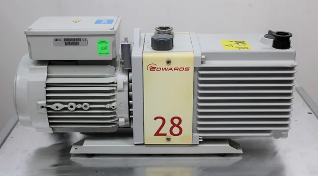 Edwards E2M28 Oil Sealed Rotary Pump 230V 50Hz/60Hz Quiet Operation
