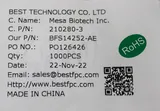 MesaBiotech 210280-2/ -3 Flexible Circuit Board System Domed Switches