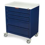 Harloff ETC-5 Medical Cart with Key Lock and Casters