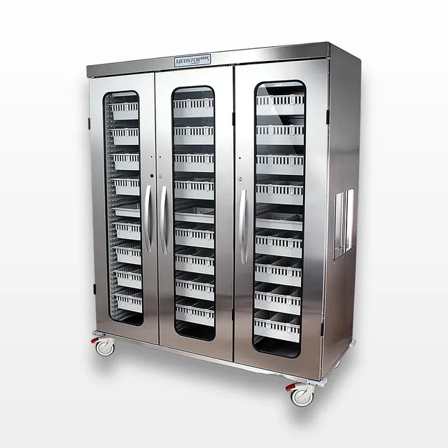 Harloff MSSM83-00GK Medical Storage Cabinet with 270-Degree Doors