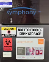 VWR Symphony Stainless Steel Laboratory Refrigerator, Double Door, 120V