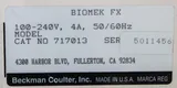 Beckman Coulter Biomek FX Automated Liquid Handler, Multichannel Heads Included