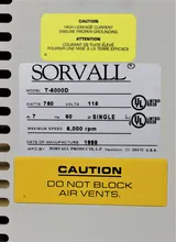 Sorvall T6000D Centrifuge High Capacity Bench Top with Electric Braking