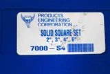 PEC Tools 7000-S4 Solid Square Set for Precise Right Angles Machinist Tool