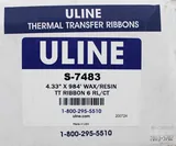Uline S-7483/S-6258/S-6259 Thermal Transfer Ribbons for Zebra Printers
