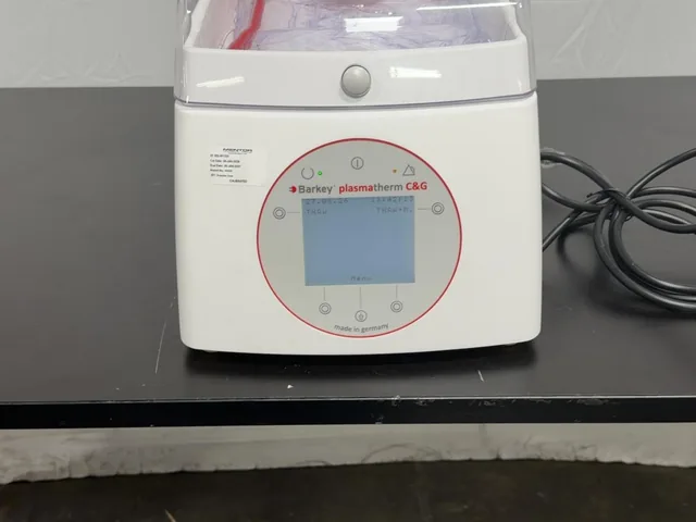 Barkey PLASMATHERM C&G 2. GEN. Plasma Thawing System 100-120VAC