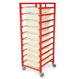 Harloff STC-AL10 Medical Storage Cart Mobile Rack