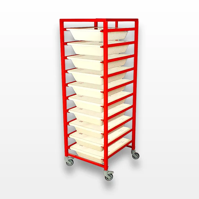 Harloff STC-AL10 Medical Storage Cart Mobile Rack