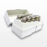 N/A 2000-1g Calibration Weights Set ASTM Class 7, 14 Pieces, E (Excellent)