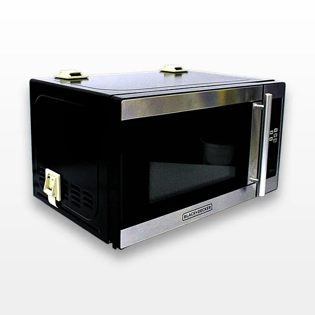 N/A Model EM720CPN-PMB Countertop Microwave 700W, 0.7 cu ft with Turntable