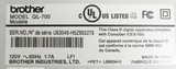 Brother QL-700 Label Printer High-Speed Office Use