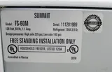 Summit FS-60M Upright Manual Defrost Freezer 5 cu. ft. Compact White