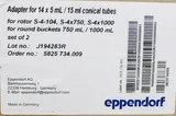Eppendorf Adapter for 14x5ml/15ml Conical Tubes for S-4-104/S-4x1000ml