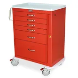 Harloff M-Series Tall Emergency Crash Cart Medical Supply