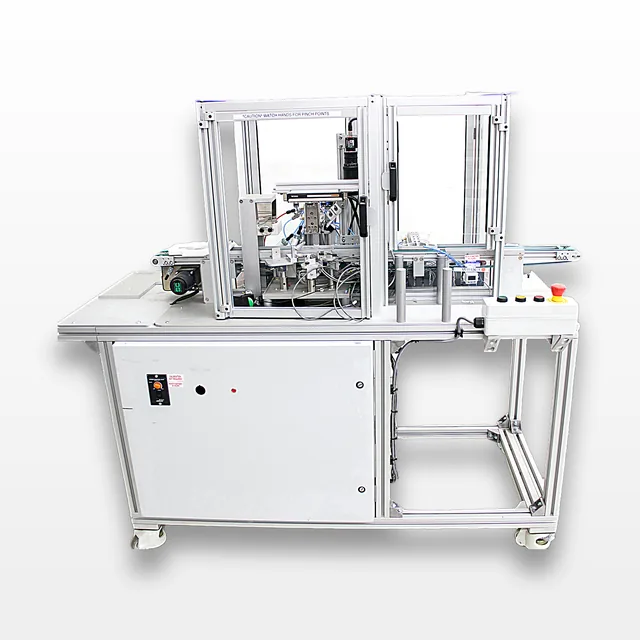 Keyence/Misumi Custom Conveyer System for Accula Test Cartridge Parts