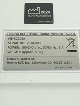 Inc. TSCD II ME-SC203A Sterile Tubing Welder Medical Device