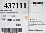 Thermo Scientific 96 Maxisorp Black Microwell SH Immuno Plates, Turnkey System