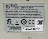 Keyence SJ-F5500 Static Eliminator Blower High-Speed Static Control