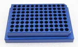 Unknown Aluminum Cooling Block 96-Well, Anodized Aluminum, 0.2 mL Tube Size