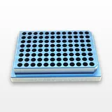 Unknown Aluminum Cooling Block 96-Well, Anodized Aluminum, 0.2 mL Tube Size