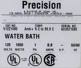 Precision 2870 Reciprocating Water Bath 14.5L Ambient-99.9C Digital Control