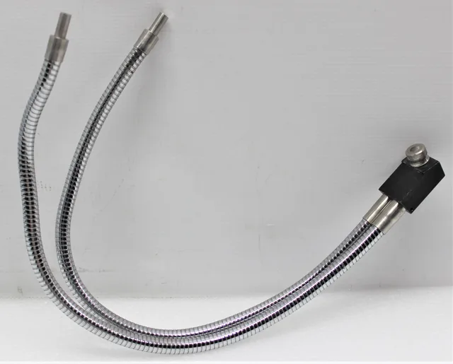 Unknown Gooseneck Dual Fiber Optic Light Guide for Precision Illumination