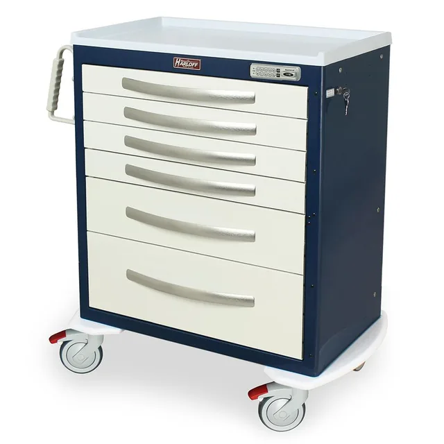 Harloff MPA3027E06 Medical Storage Cart with Electronic Lock
