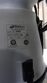 ProTeam LV-100 HEPA Backpack Vacuum with 10qt Dust Capacity, Quiet 64 dB