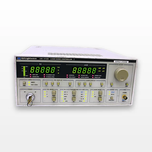 ILX Lightwave LDC-3722B Laser Diode Controller with Precision Current & TEC Control