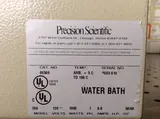 Precision Scientific 260 Water Bath, Circulating, 19L Capacity, 5-100C, 0.05 Stability