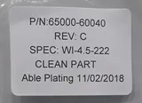 Thermo 65000-60040 Mass Spectrometry Panel New Condition