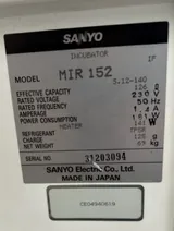 Sanyo Incubator MIR 152 Laboratory Cooled Incubator 10C-50C Temp Control